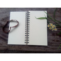 40k Spiral Winding Elastic Meeting Journal Notebook with Line